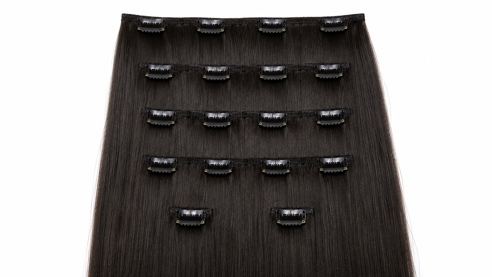 Natural Yaki Straight — clip ins