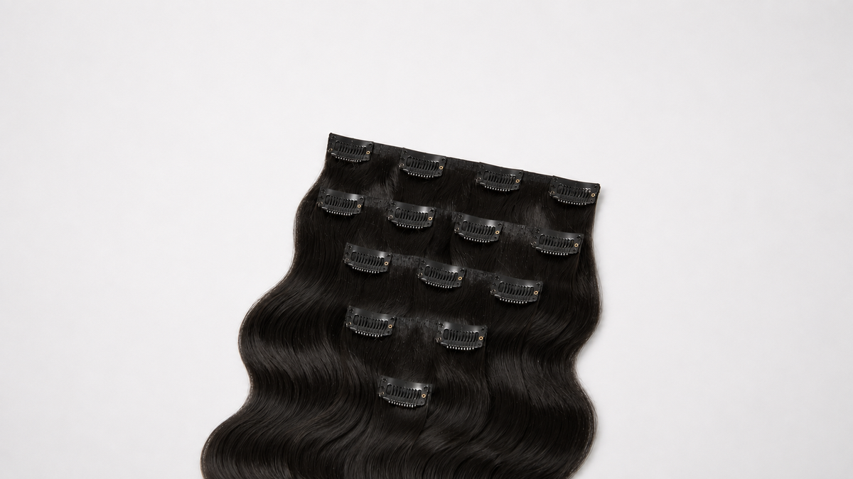 Natural Body Wave — clip ins